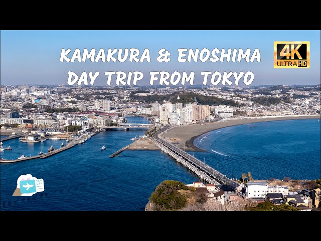 Best Tokyo Day Tour Destination | Kamakura Enoshima | 4K Japan Travel City Walk Through Vlog |