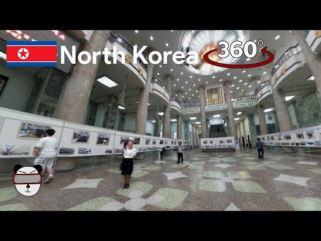 🇰🇵 360° Inside North Korea: Kim Jong-Un Exhibition | Pyongyang, North Korea