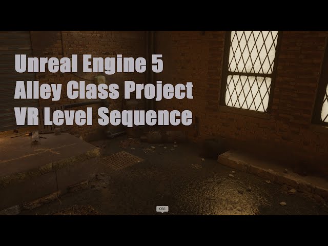 Unreal Engine 5 VR Alley Project