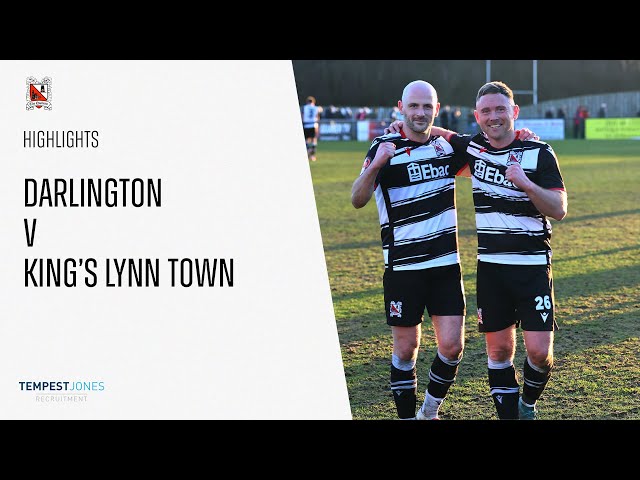 Match Highlights: Darlington v King's Lynn Town (National League North)