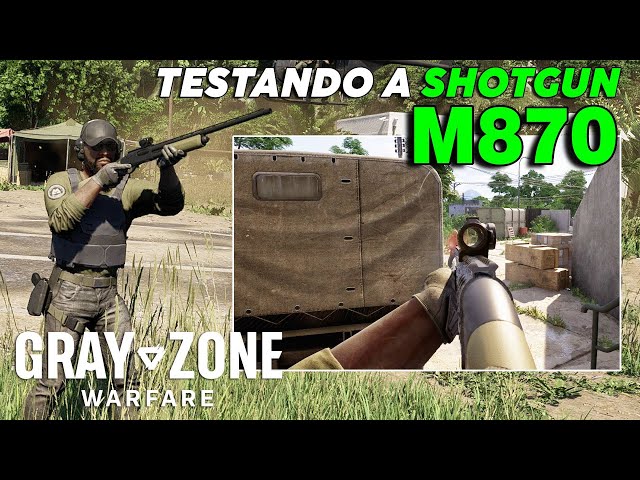 TESTANDO A SHOTGUN M870 NO Gray Zone Warfare 2025