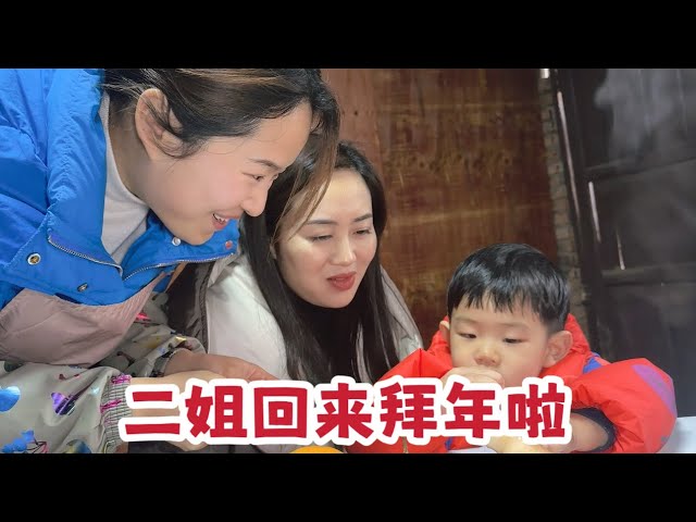 二姐回娘家，弟媳燉一鍋雞湯，一家人有說有笑，真開心【婷妹要努力】