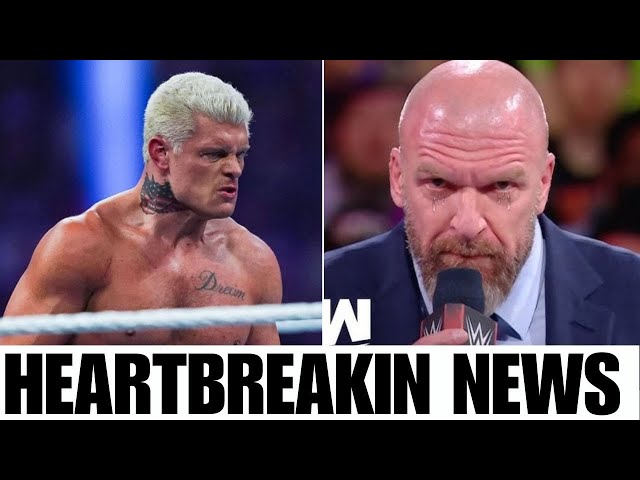 Shocking Revelation: Cody Rhodes News Leaves WWE Universe Heartbroken!