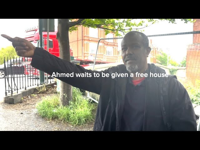 Ahmed lives in Dublin .He has 7 children and a wife in Somalia #ireland #live #dublin #viral