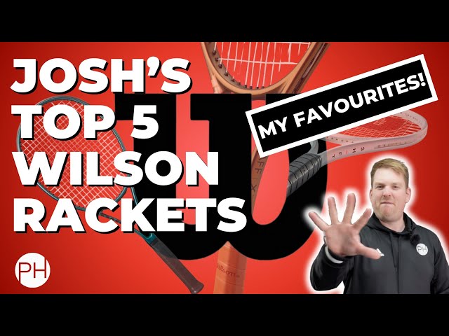 REVIEW: TOP 5 WILSON TENNIS RACKETS 2024 | Tennis Coach | Racquet Review