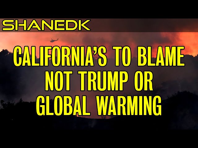 California Wildfires Are STATE Policy, Not Trump or Global Warming