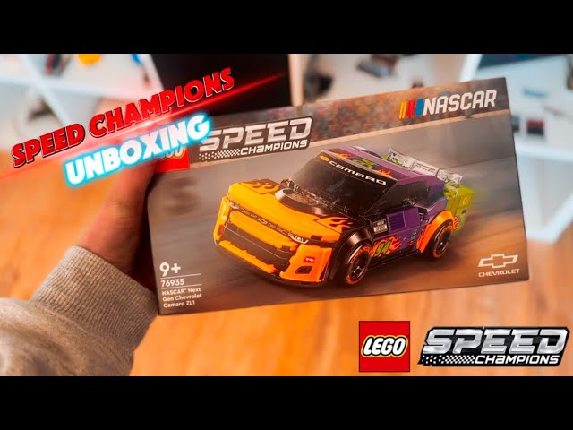 UNBOXING THE CHEVROLET CAMARO ZL1 NASCAR ( LEGO SPEED CHAMPIONS 76935 REVIEW )