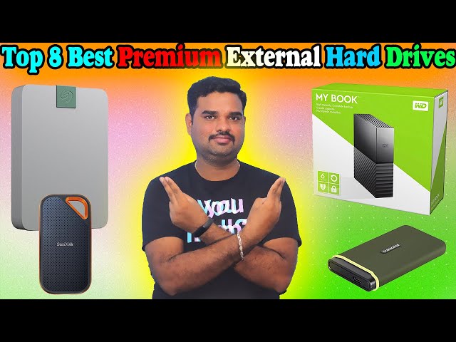 ✅ Top 8 Best External Hard Drive In India 2024 With Price |Premium External SSD Review & Comparison