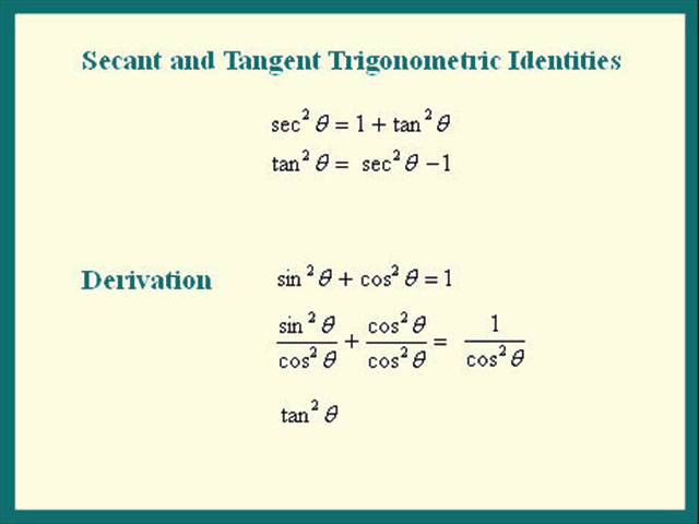 Trigonometry Lessons Part 3: Identities