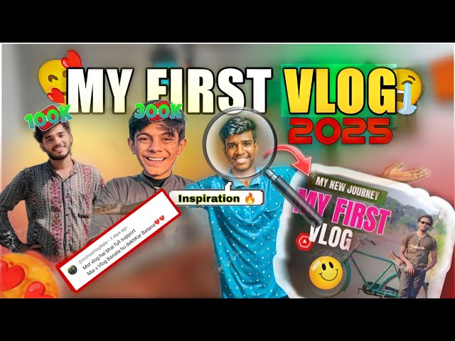 MY FIRST VLOG ❤️ || The Inspiration 🥰Behind My First Vlog