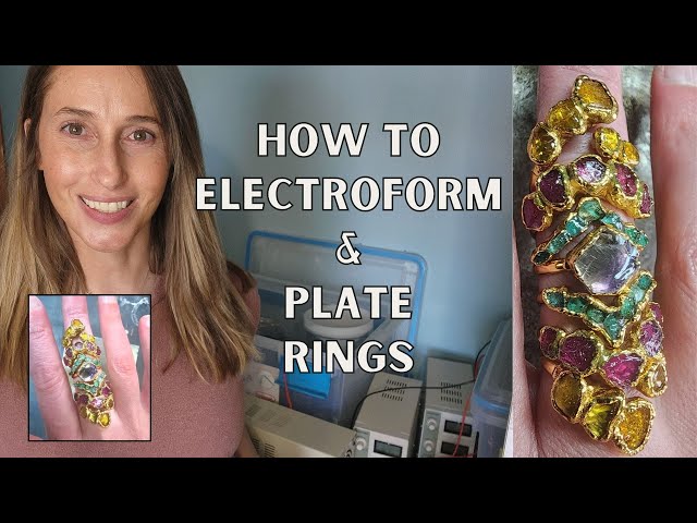 How To Electroform and Plate Rings I Making A Southwest-Inspired Ring Collection (Part 2)