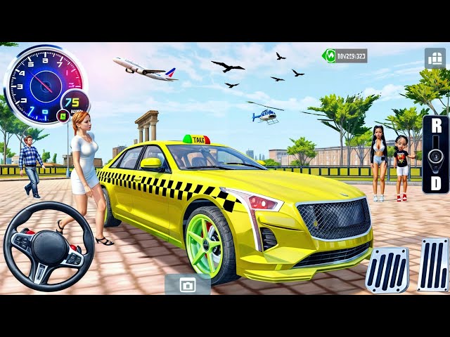 Taxi Sim 2022 Evolution - Cadillac CT4 Super Car Taxi Driving Miami City - Android GamePlay #40