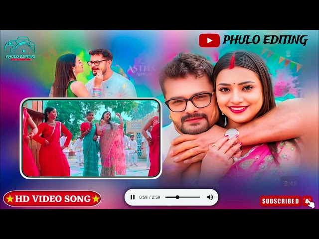 #Videos Holi special Bhojpuri New song | #phuloediting  | Bullet raja chandan chanchal Khesari