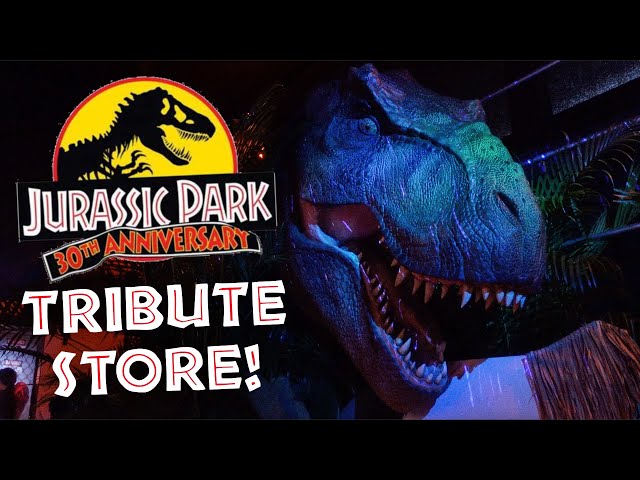 Inside Universal's AWESOME JURASSIC PARK Tribute Store (Easter Eggs & New Merch)