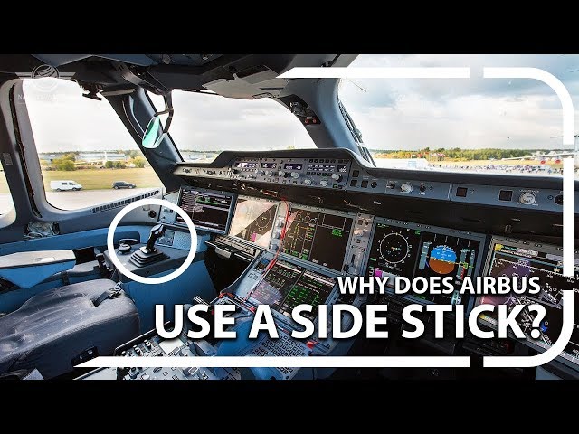 Why does Airbus use a side stick?