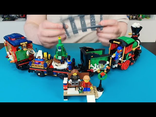 Winter Holiday Train - LEGO set build and review