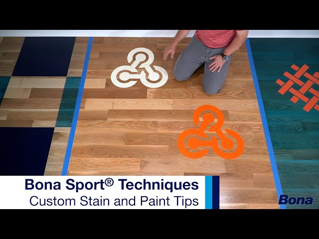 Bona Sport Techniques - Custom Stain and Paint Tips