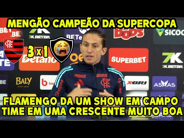 FAZENDO HISTORIA! COLETIVA DO FILIPE LUIS APÓS VITORIA E COMEMORAÇÃO DE SEU 2º TITULO NO MENGÃO