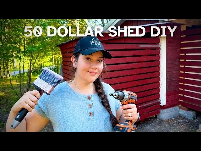 How we Built a Shed for ONLY 50$!? I Ep. 6