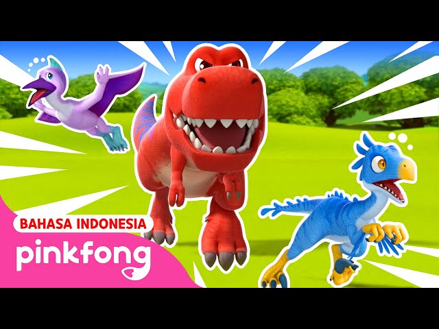 Tarian T-Rex | Pinkfong Sekolah Dino | Kartun Dinosaurus | Pinkfong Indonesia