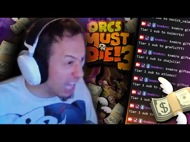 ME ARRUINO 💸 REGALANDO SUBS | Orcs Must Die 3 | KNEKRO