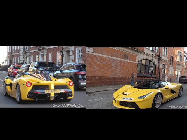 Supercars in London Feb 2025 #LaFerrari #SEO