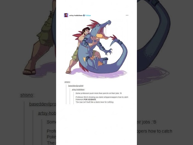 A Pokémon Tumblr Post