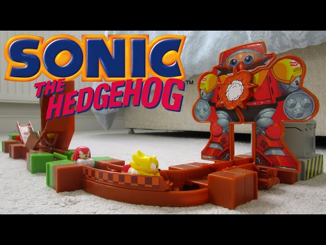 Sonic the Hedgehog Go-Go Racers Track Sets w/ Sonic, Knuckles, and Super Sonic