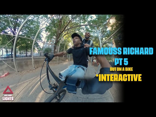 "Famouss Richard" Pt 5 | Hazard Lights ⚠️ *On a bike 🚲 | "Interactive" *Move The Screen