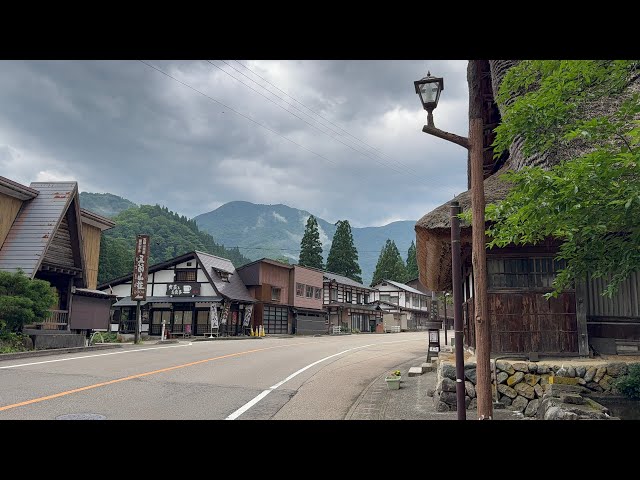 4K Walk Japan, Early Morning Walking Tour Beautiful Countryside Toyama, Japan 2024