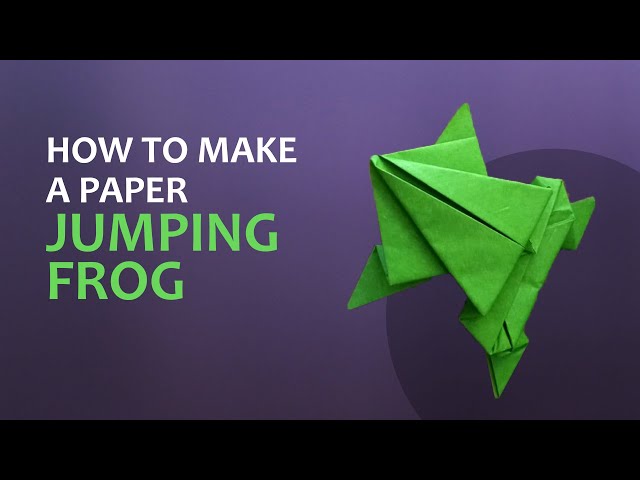 How To Make a Paper Jumping Frog | Easy Origami | ಕಾಗದದಲ್ಲಿ ಜಿಗಿಯುವ ಕಪ್ಪೆಯನ್ನು ಹೇಗೆ ಮಾಡುವುದು?