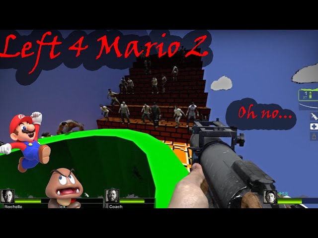 Left 4 Mario - ZOMBIES (Left 4 Dead 2)