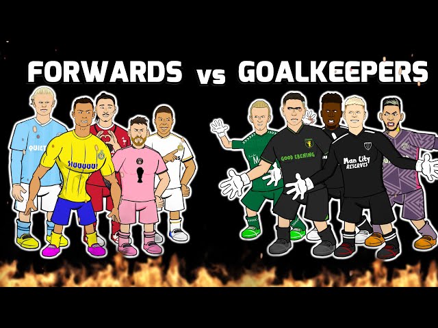 🔥FORWARDS vs GOALKEEPERS🔥 (Football Challenges Frontmen 7.5)