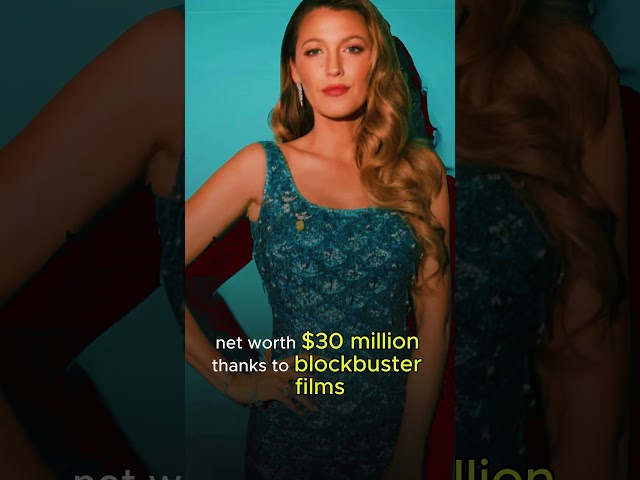 🎬 Blake Lively: Actress, Entrepreneur, and Hollywood Icon! 💖#networth #celebritynetworth #celebnews