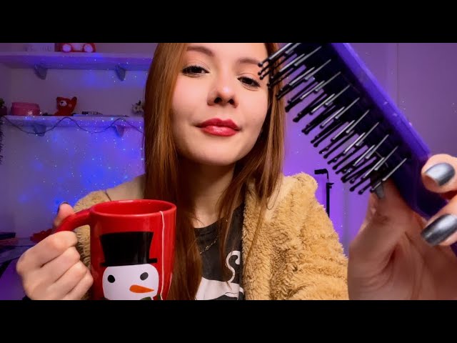 ASMR- TE PREPARANDO PARA DORMIR 😴