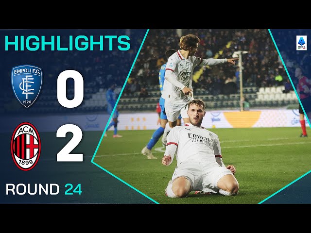 EMPOLI-MILAN 0-2 | HIGHLIGHTS | Subs win fiery match for Milan | Serie A 2024/25