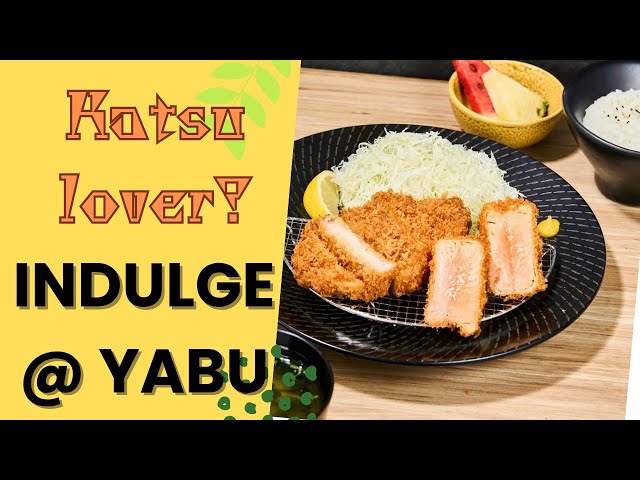 Tonkatsu lover? Indulge at YABU #japanesefood #katsu #food