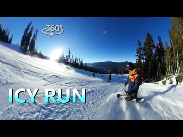 3 Tips for Snowboarding on ICE (360° Video)