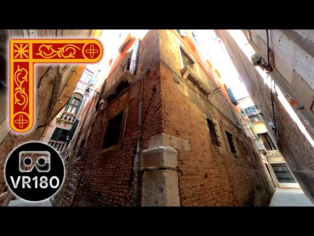 Venice VR - A narrow Alleyway - VR180 & 360 3D