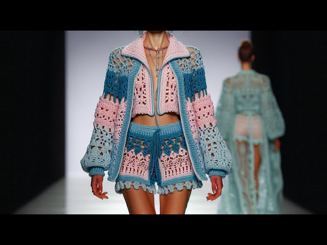 Crochet Short Jacket #crochet #fashion #trend #youtubeshorts #trending #trouser #style #moda #dress