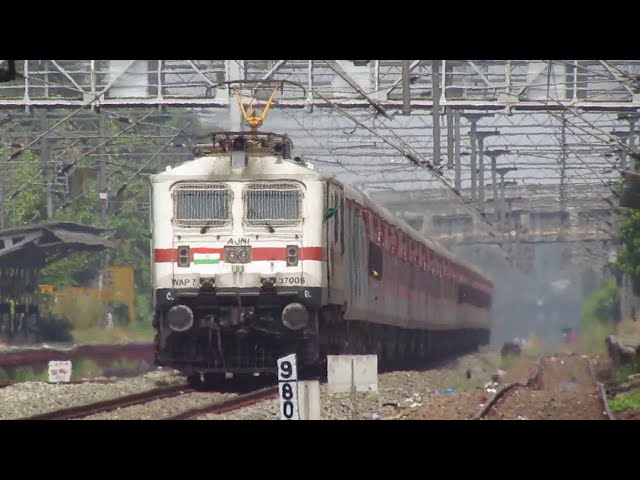 Kerala Express with Off link | Ajni Hog WAP7 | New Delhi - Thiruvananthapuram Central