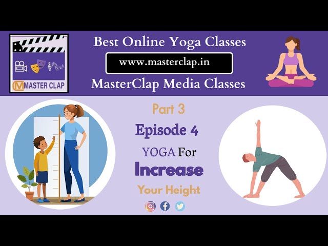 Trikonasana Yoga for Increase Your Height full video - MasterClap Media Courses