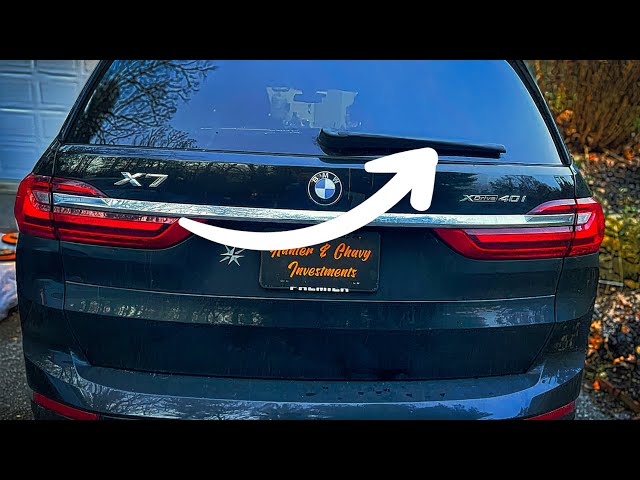 QUICK & EASY Fix New Rear Wipers in 5 Minutes BMW X7 (2019-2022)