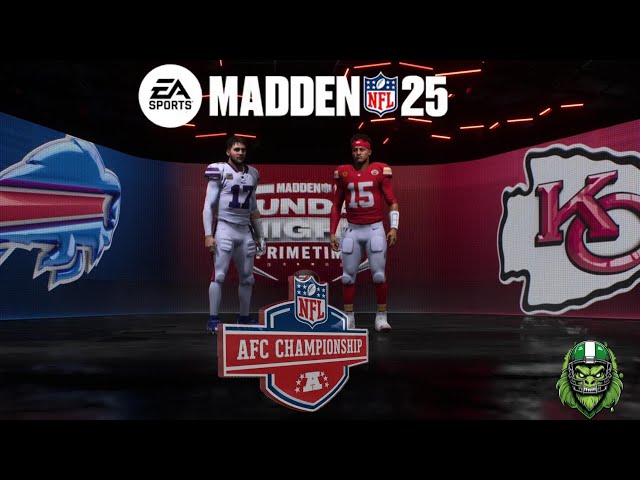 Madden NFL 25 AFC Championship Game Buffalo Bills vs Kansas City Chiefs