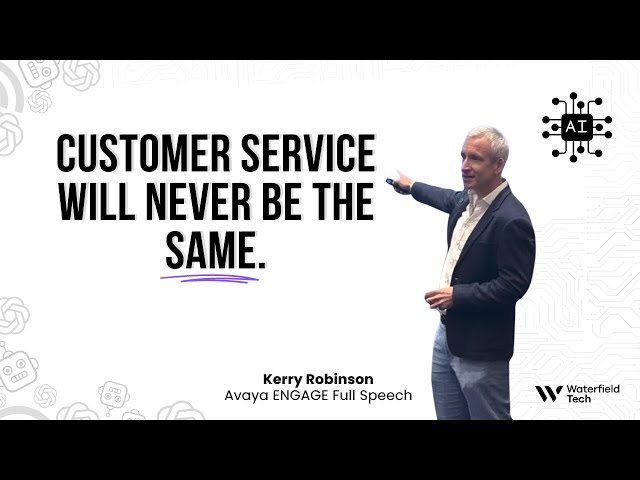 The End of the Contact Center? AI First Customer Service | Kerry Robinson | Avaya ENGAGE Full Speech