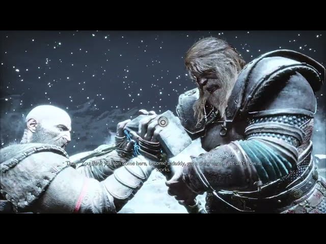 God of War 5 Ragnarok - THOR Vs Kratos Boss Fight PS5 (4K 60FPS) Full Fight Gameplay