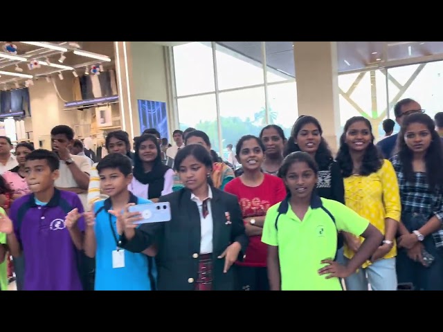 Drug abuse awareness program by Rajas International School, Kurichy at Lulu Mall Ktym