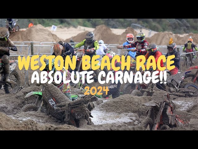 Weston Beach Race Absolute Carnage 2024 - Moto Vlog 24