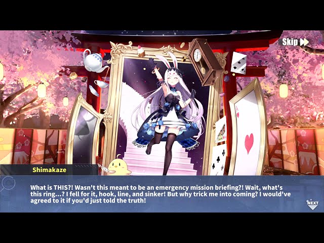 Azur Lane: IJN Shimakaze OATH [The White Rabbit of Wonderland] L2D Skin