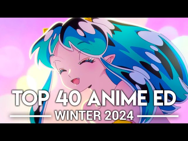 My Top 40 Anime Endings - Winter 2024